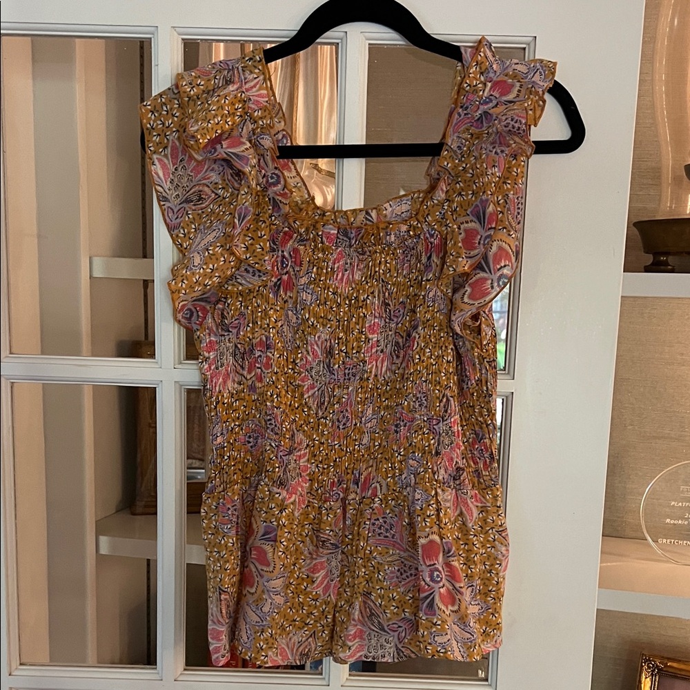 Nanette Lepore Multicolor Floral Blouse